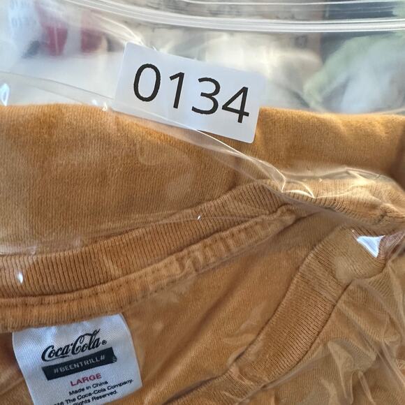 coca cola x #beentrill# men's large yellow long sleeve tee have a good day 2016 - Picture 8 of 8